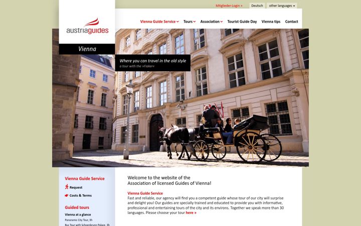 Screenshot of guides-in-vienna.at