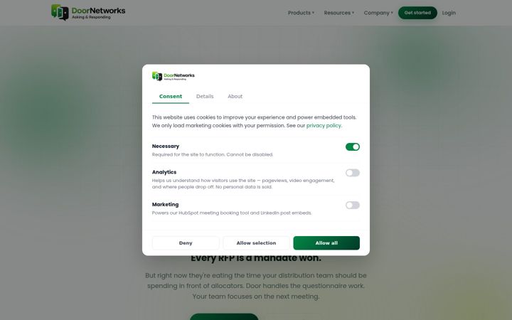 Screenshot of guidetodoor.com