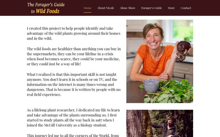 Screenshot of guidetoforaging.com