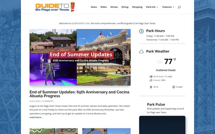 Screenshot of guidetosfot.com