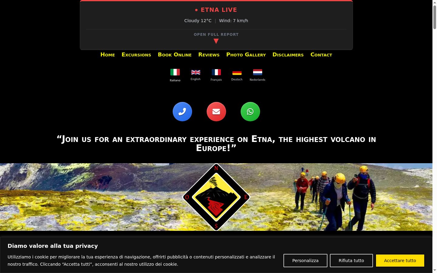 Screenshot des Einwilligungsbanners vor jeglicher Interaktion