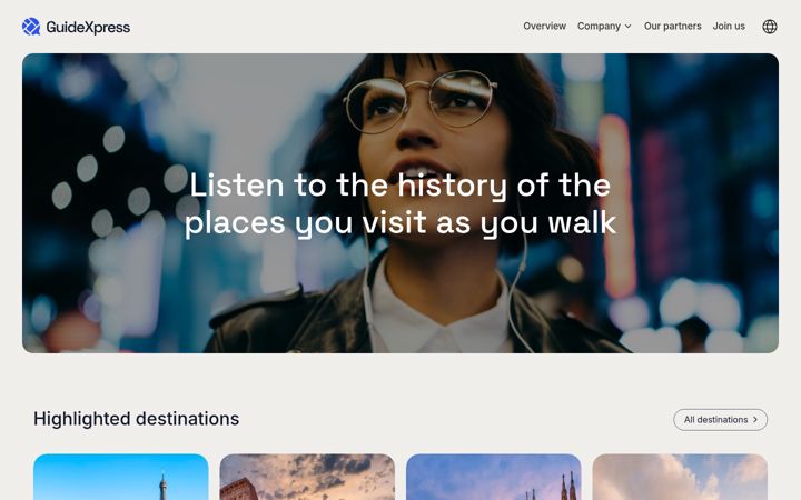 Screenshot of guidexpress.com