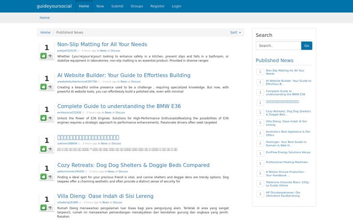 Screenshot of guideyoursocial.com