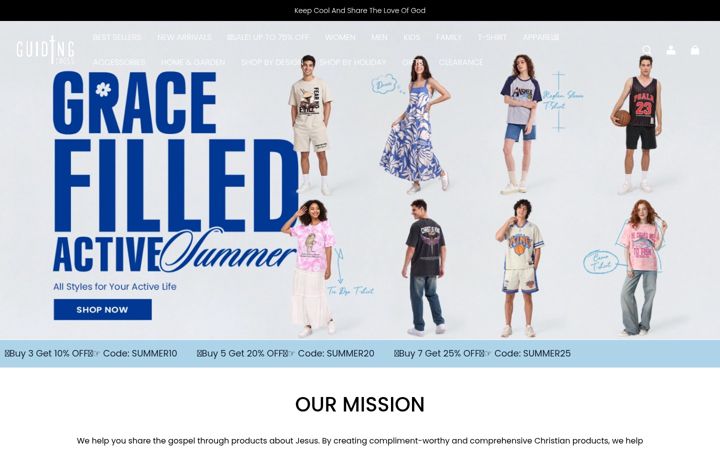 Screenshot of guidingcross.com