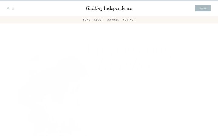 Screenshot of guidingindependence.com