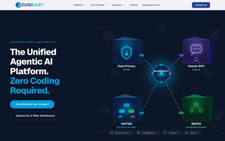 Screenshot of guidizy.com