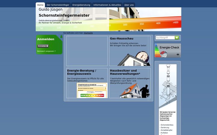 Screenshot of guido-juesgen.de