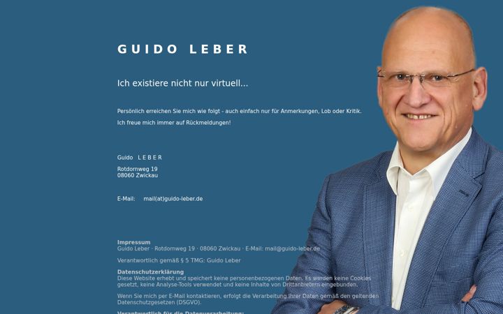 Screenshot of guido-leber.de
