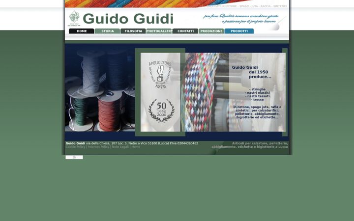 Screenshot of guidoguidi.lucca.it