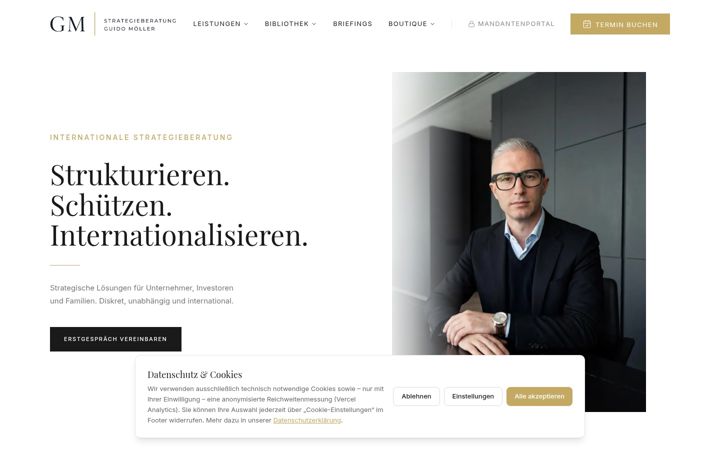 Screenshot of guidomoeller.com