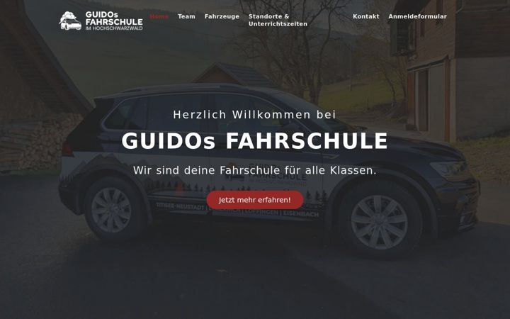 Screenshot of guidos-fahrschule.com
