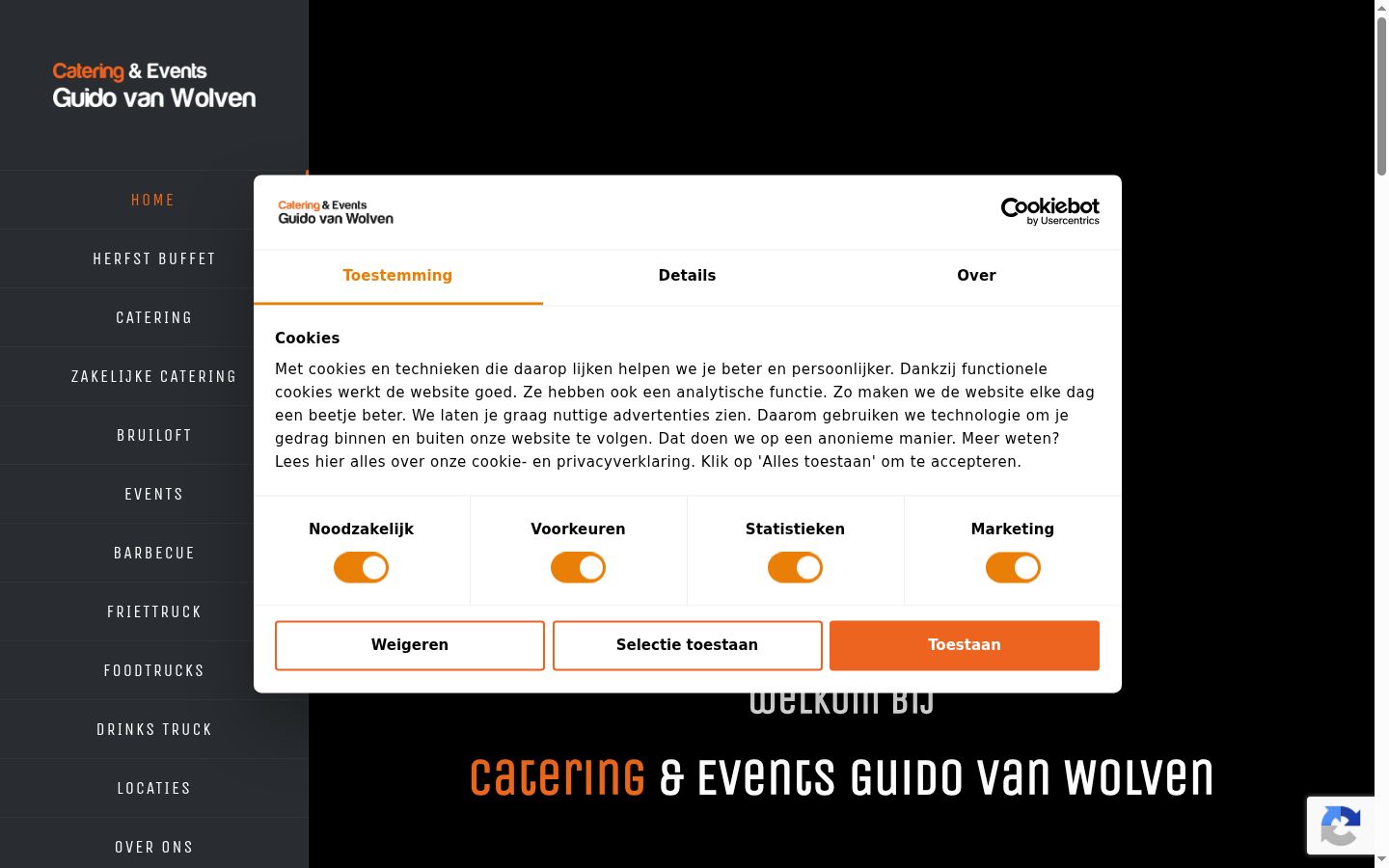 Screenshot tal-banner tal-kunsens muri qabel kwalunkwe interazzjoni