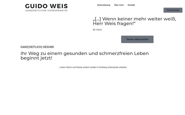 Screenshot of guidoweis.com