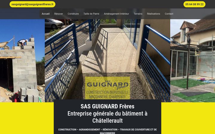 Screenshot of guignardfreres.fr