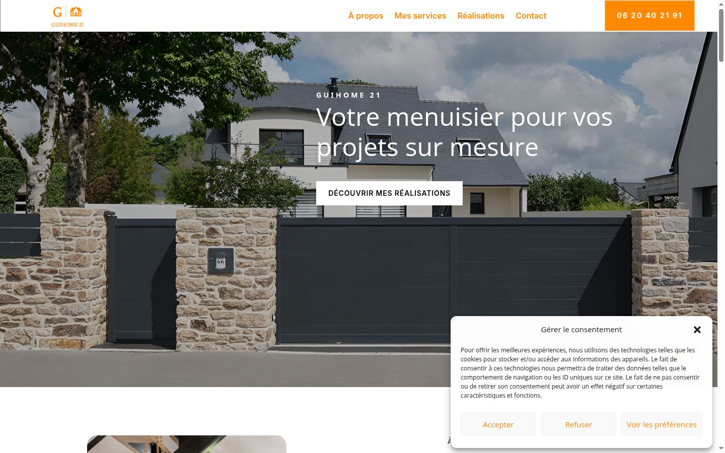 Screenshot tal-banner tal-kunsens muri qabel kwalunkwe interazzjoni