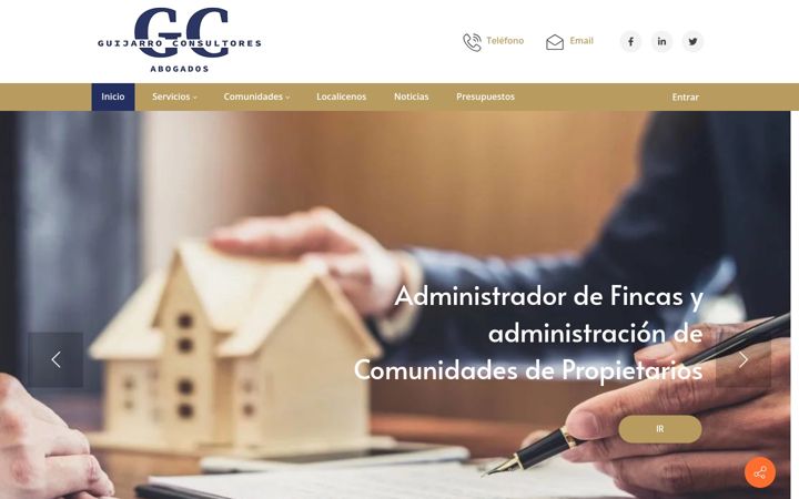 Screenshot of guijarroconsultores.com
