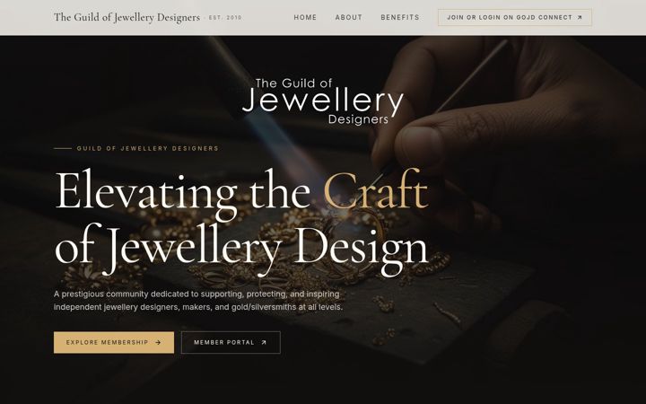 Screenshot of guildofjewellerydesigners.co.uk