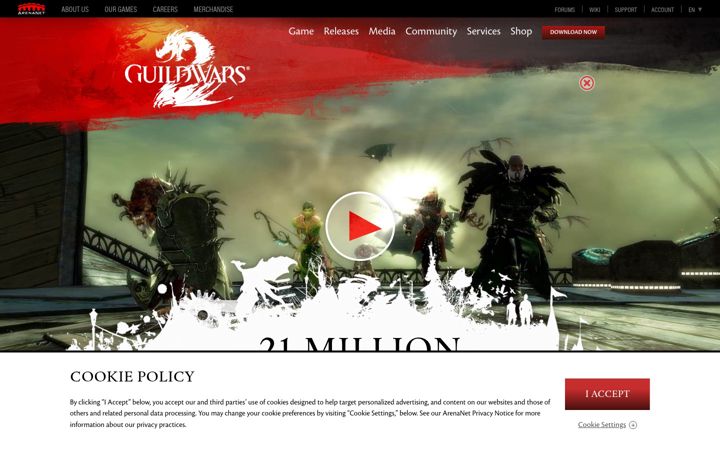 Screenshot von guildwars2.com