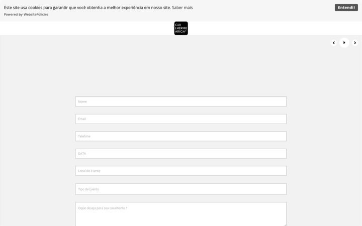 Screenshot of guilhermeariga.com.br