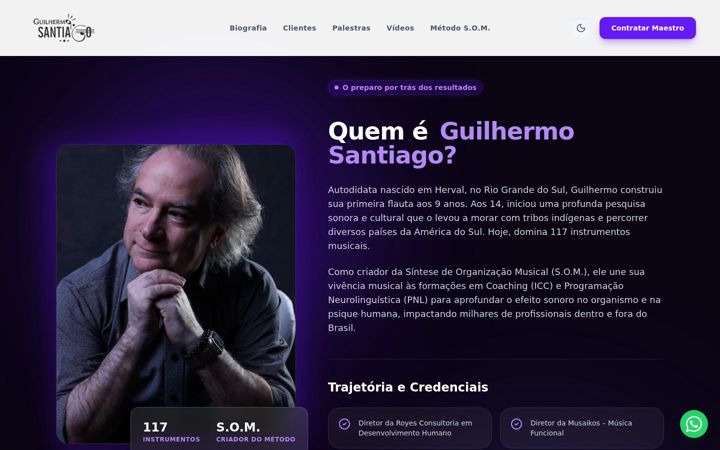 Screenshot του guilhermosantiago.com