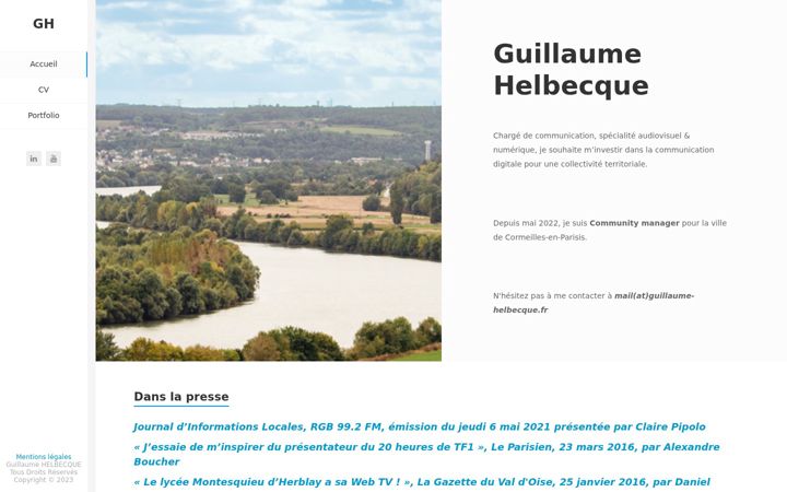 Screenshot of guillaume-helbecque.fr