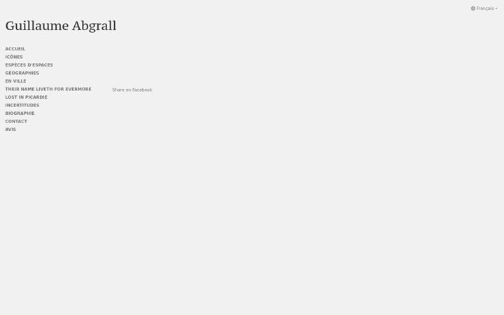 Screenshot του guillaumeabgrall.com
