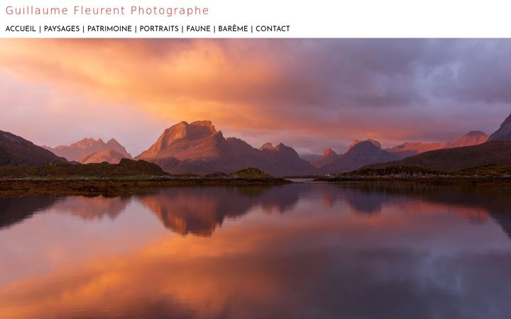 Screenshot of guillaumefleurent.com