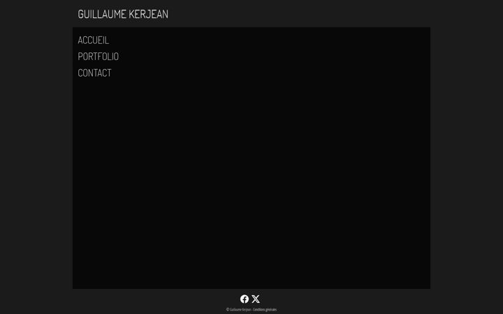 Screenshot of guillaumekerjean.com