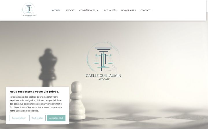 Screenshot of guillaumin-avocat.fr