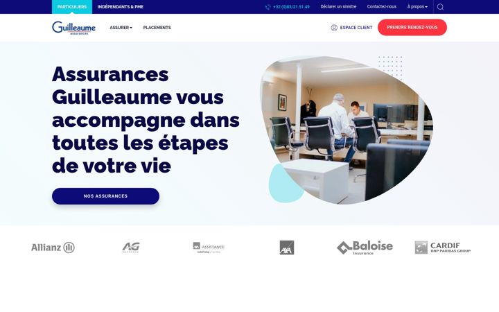 Screenshot of guilleaume.be