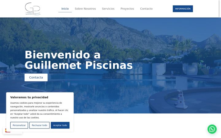 Screenshot of guillemetpiscinas.com