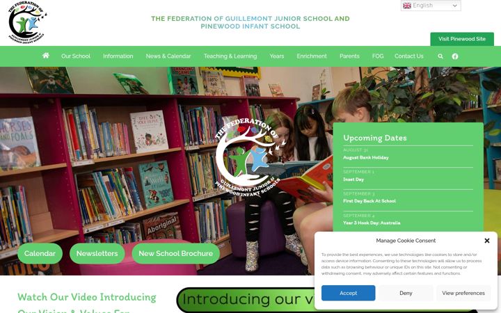 Screenshot of guillemont.org.uk
