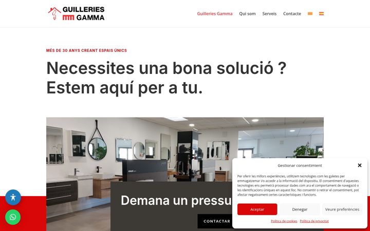 Screenshot of guilleriesgamma.com