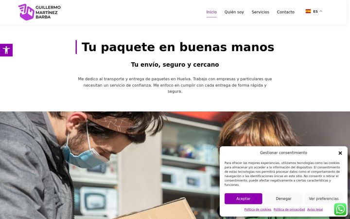 Screenshot of guillermomartinezbarba.es