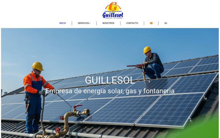 Screenshot of guillesol.com