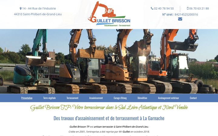 Screenshot of guillet-brisson.fr
