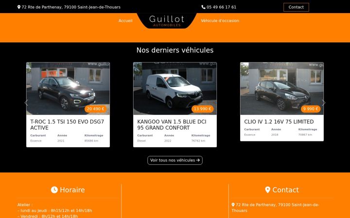 Screenshot of guillot-automobiles.fr