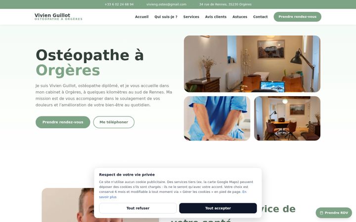 Screenshot of guillot-osteopathe.fr