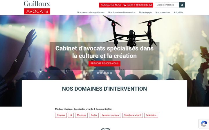 Screenshot of guilloux-avocats.com