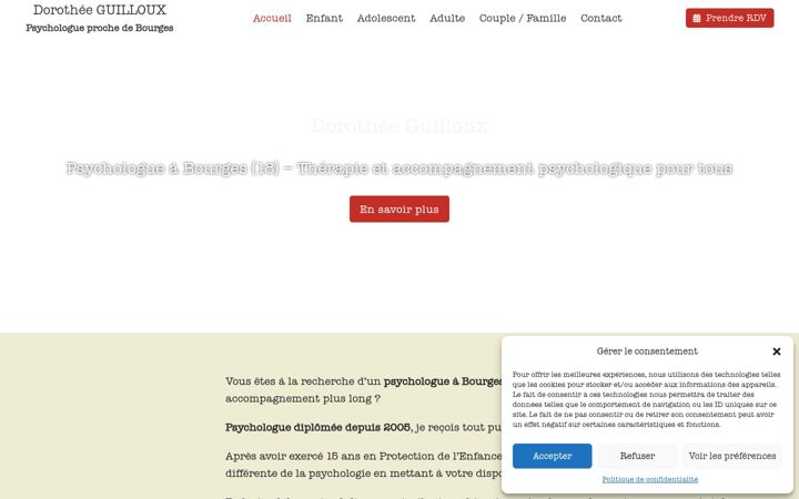 Screenshot of guilloux-psycho-bourges.fr