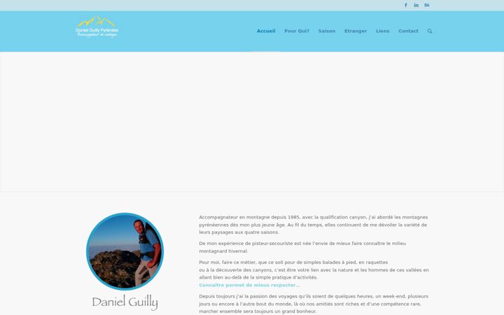 Screenshot of guilly-pyrenees.com