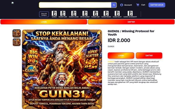 Screenshot of guin31.com