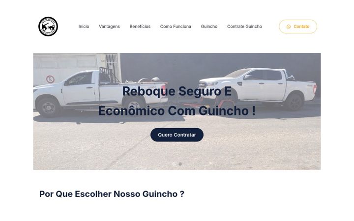 Screenshot of guincho24hr.com.br