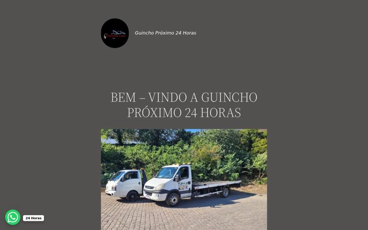 Screenshot of guinchoproximo24h.com.br