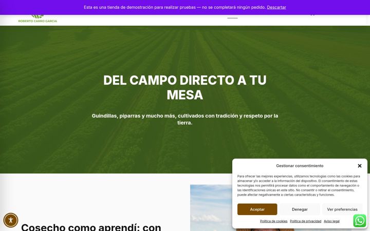 Screenshot of guindillapiparra.es
