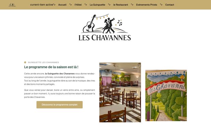 Screenshot of guinguette-des-chavannes.fr