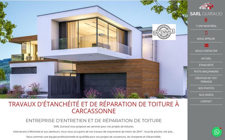 Screenshot of guiraud-etancheite.fr