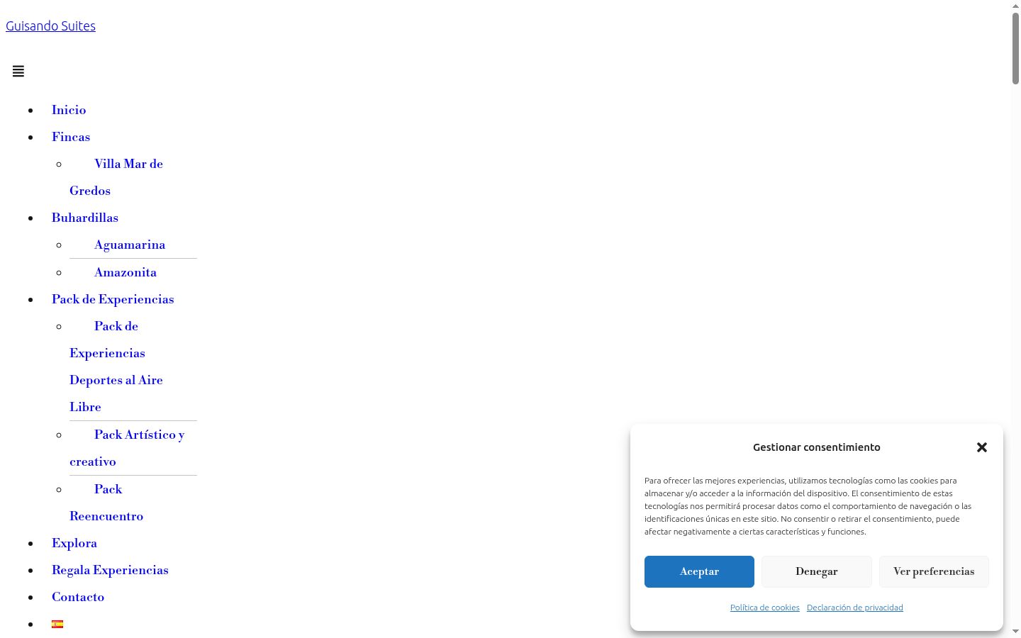 Snímek obrazovky baneru souhlasu zobrazeného před jakoukoli interakcí