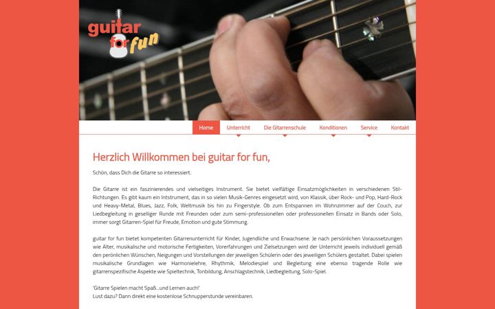 Screenshot of guitar-for-fun.com