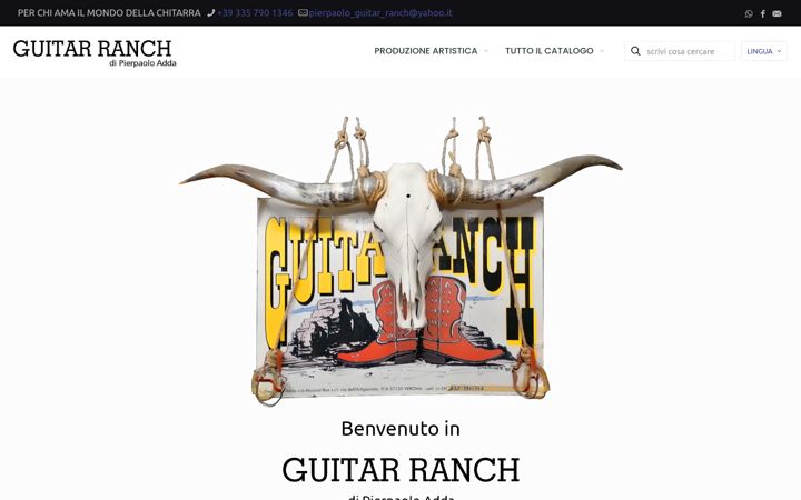 Screenshot of guitaranch.it